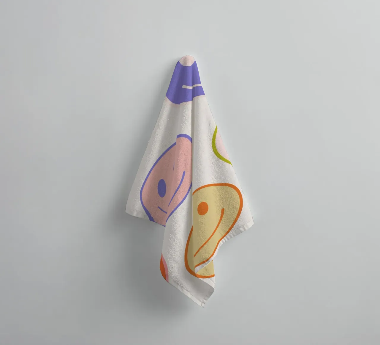 Color Smile towel by we line studio - art