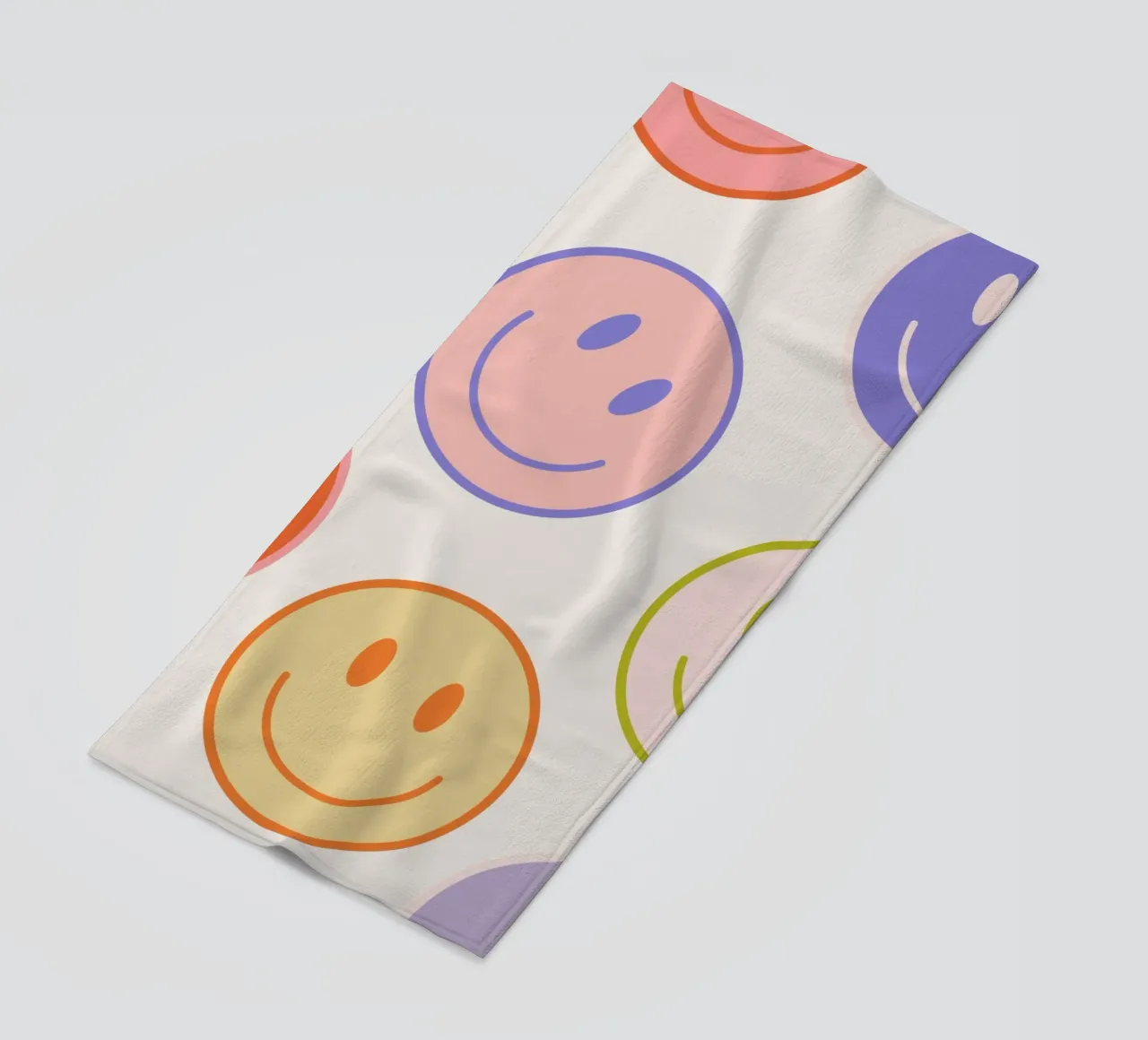 Color Smile strandhanddoek van we line studio - art