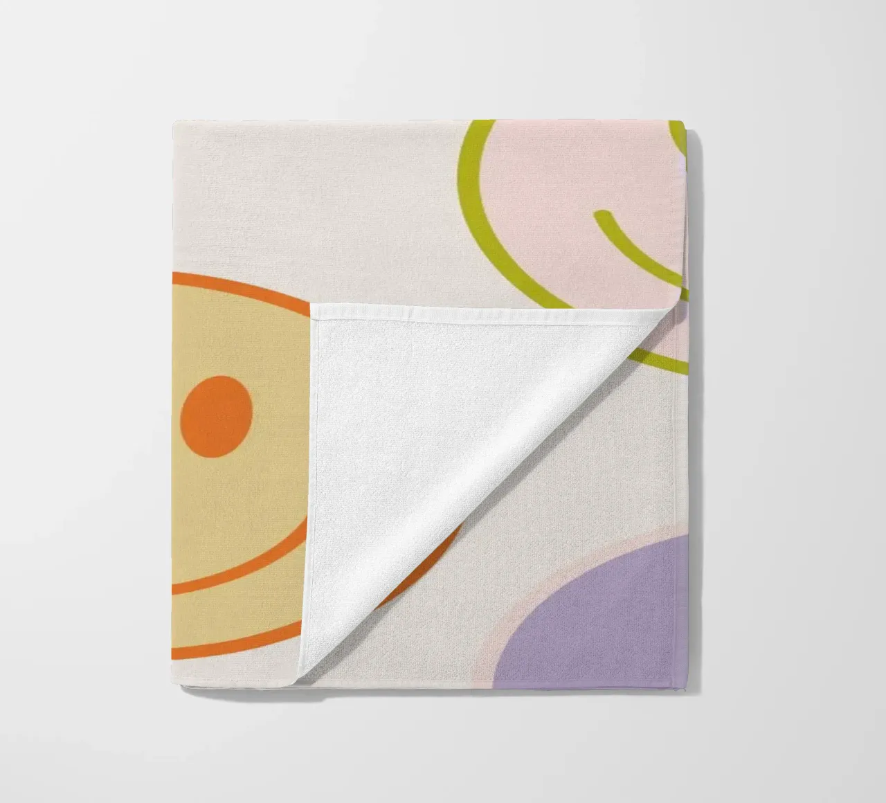 Color Smile strandhanddoek van we line studio - art