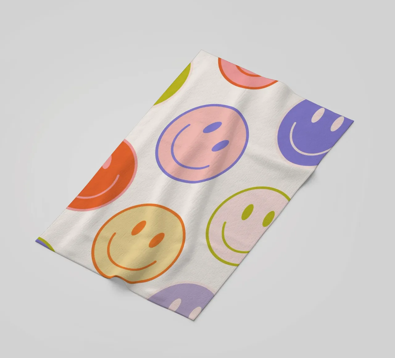 Color Smile strandhanddoek van we line studio - art