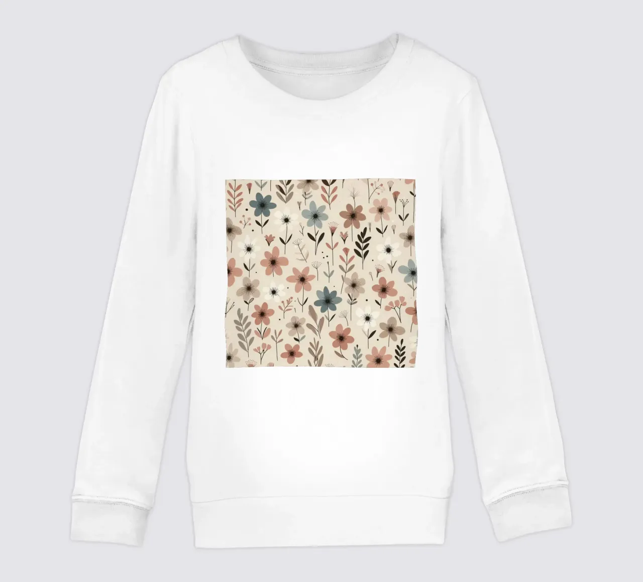 Fiori che sussurrano felpa bambino da Botanical Pattern House