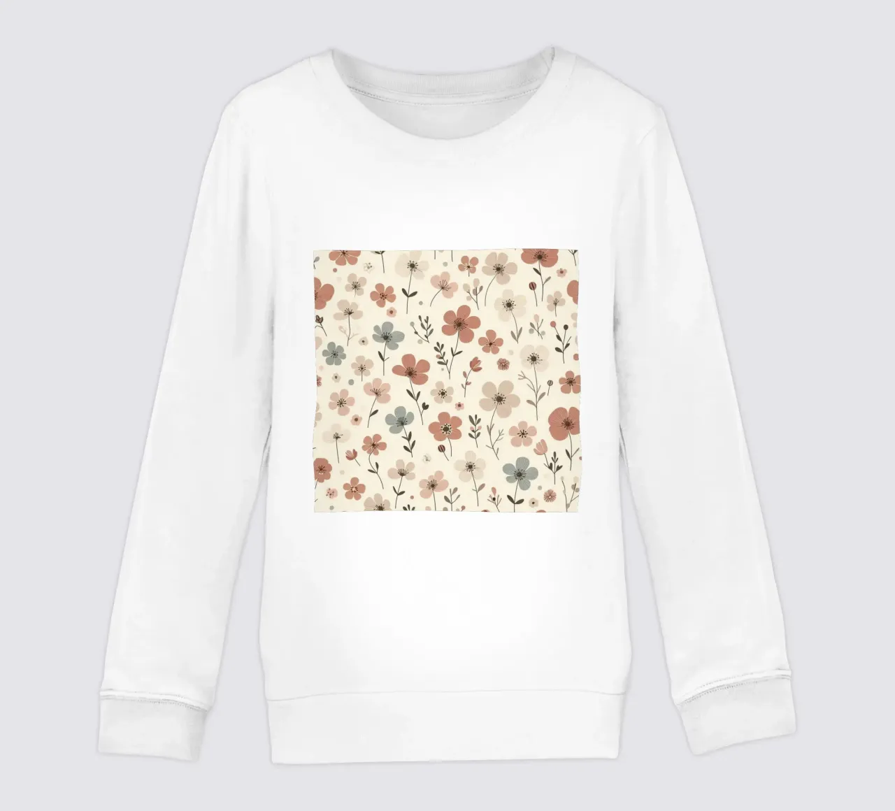 Whispering Blooms sweat enfant de Botanical Pattern House