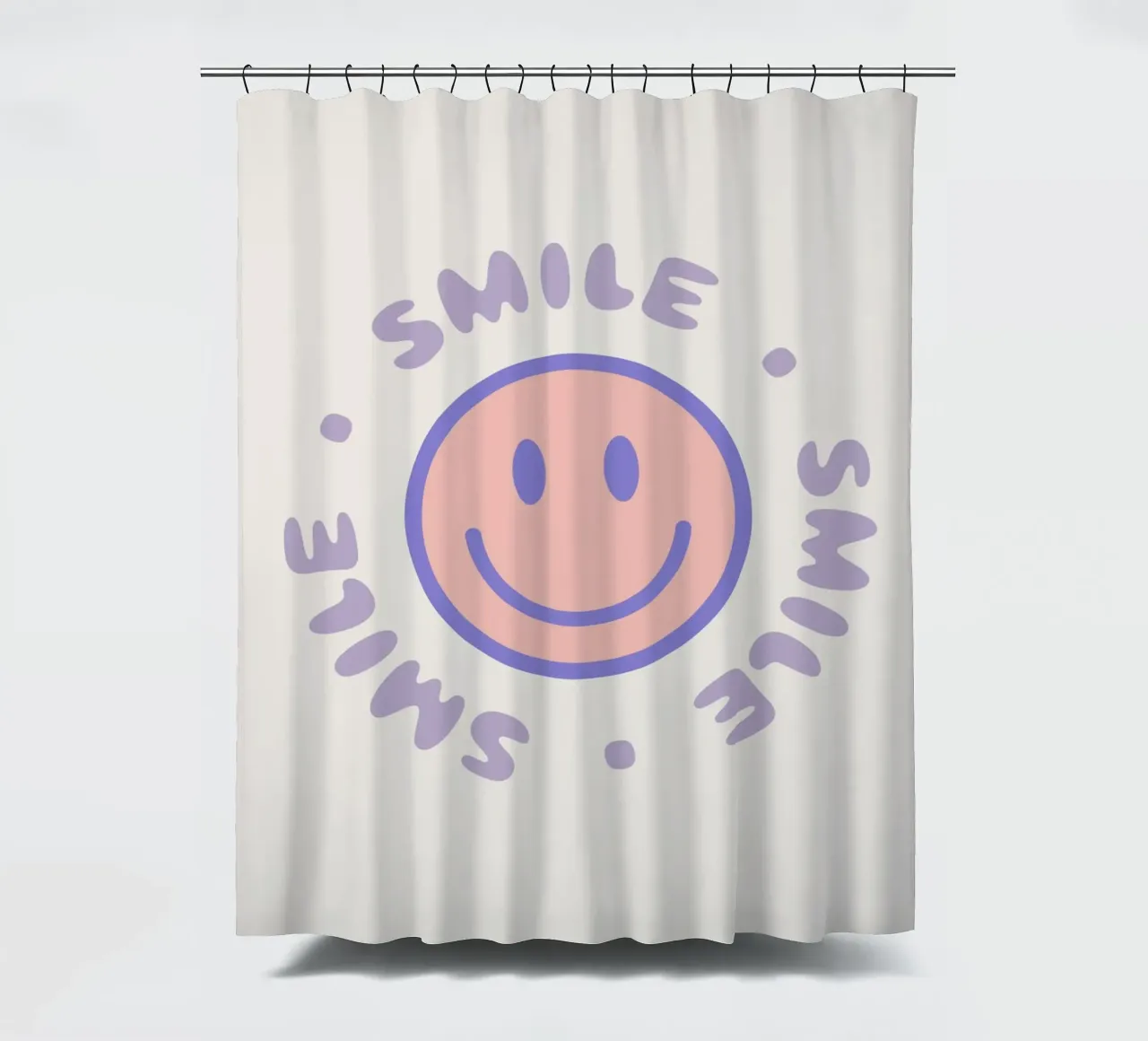 Your Smile shower curtain by we line studio - art