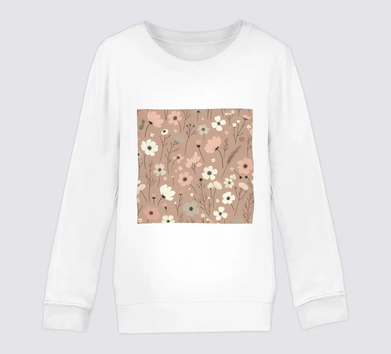 Fiori che sussurrano felpa bambino da Botanical Pattern House