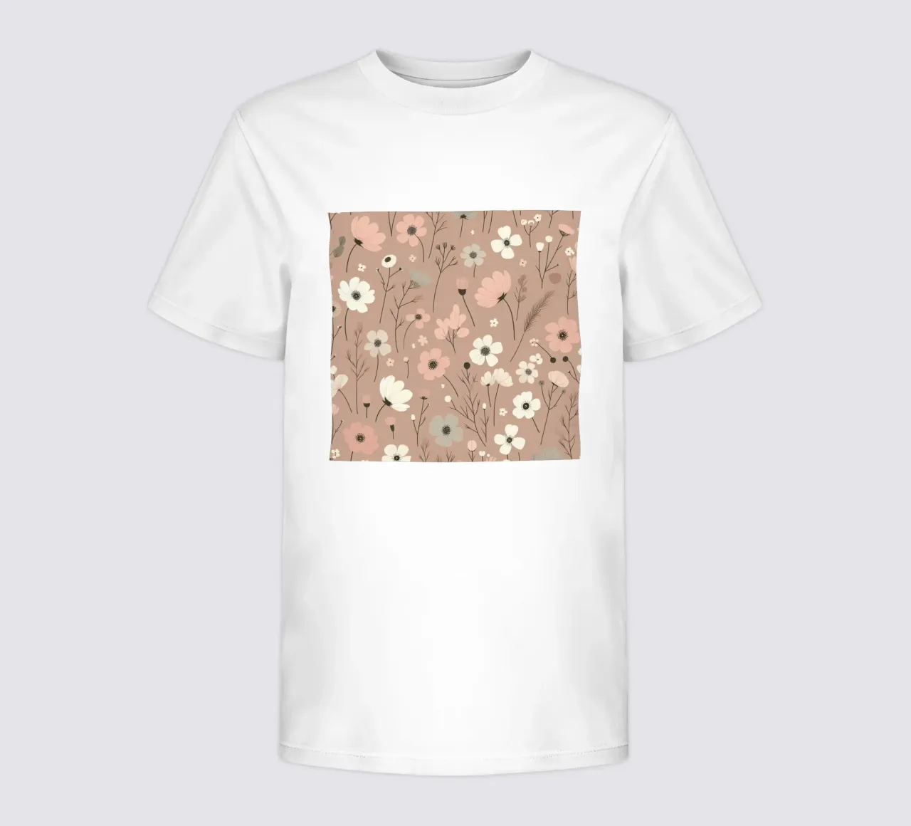 Whispering Blooms kids t-shirt by Botanical Pattern House