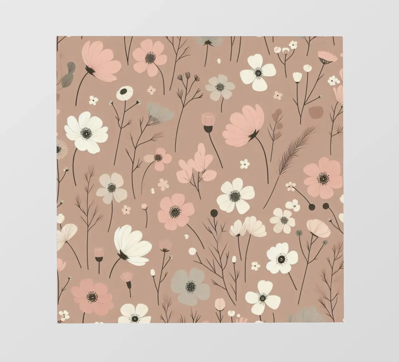 Fiori che sussurrano pellicola backlit da Botanical Pattern House