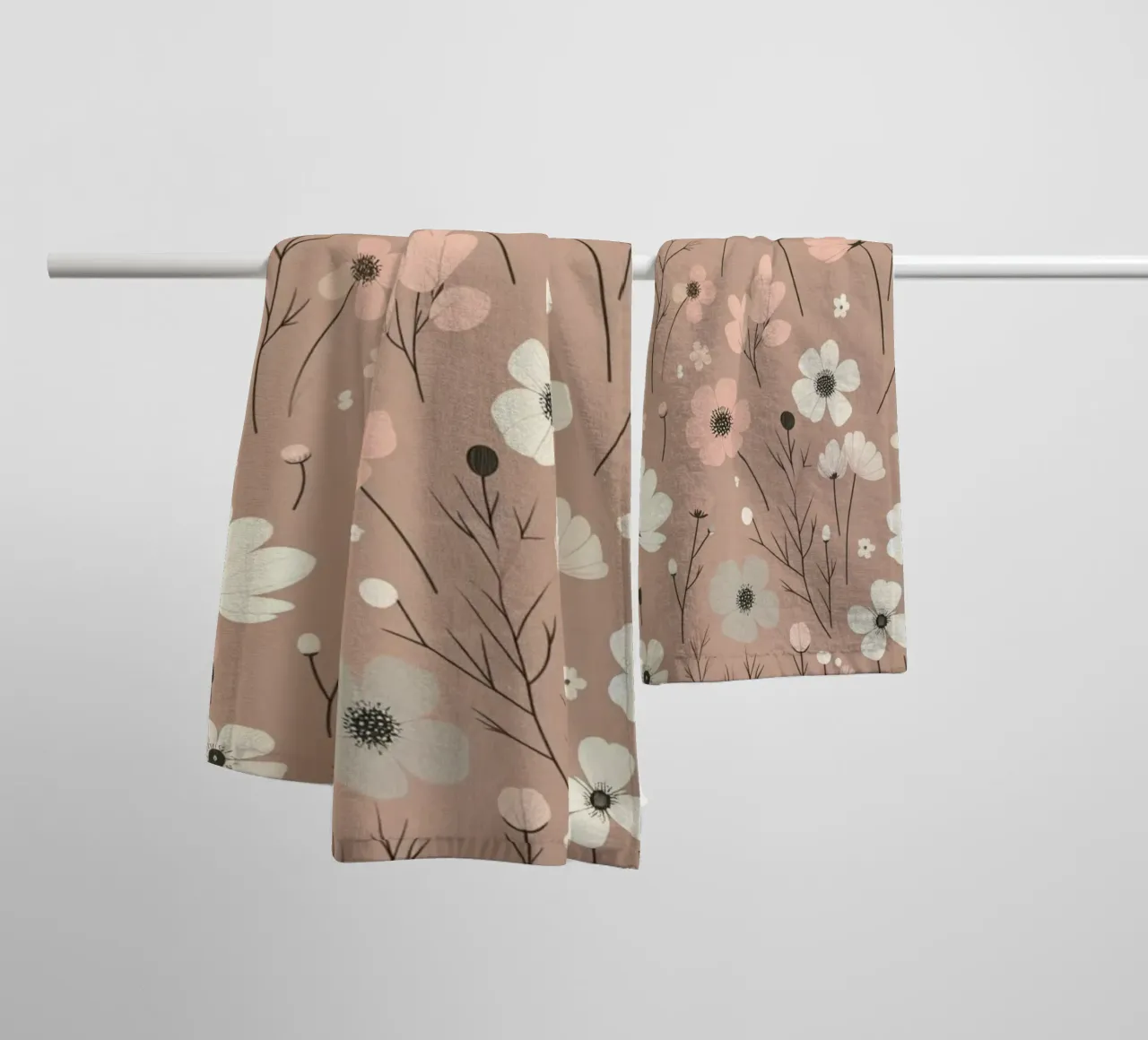Fiori che sussurrano asciugamano da bagno da Botanical Pattern House