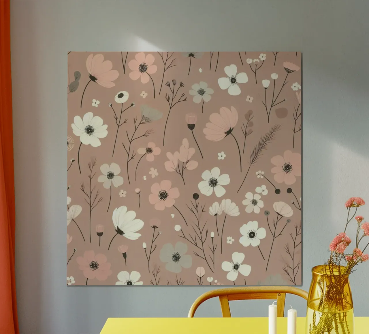 Fiori che sussurrano poster da Botanical Pattern House