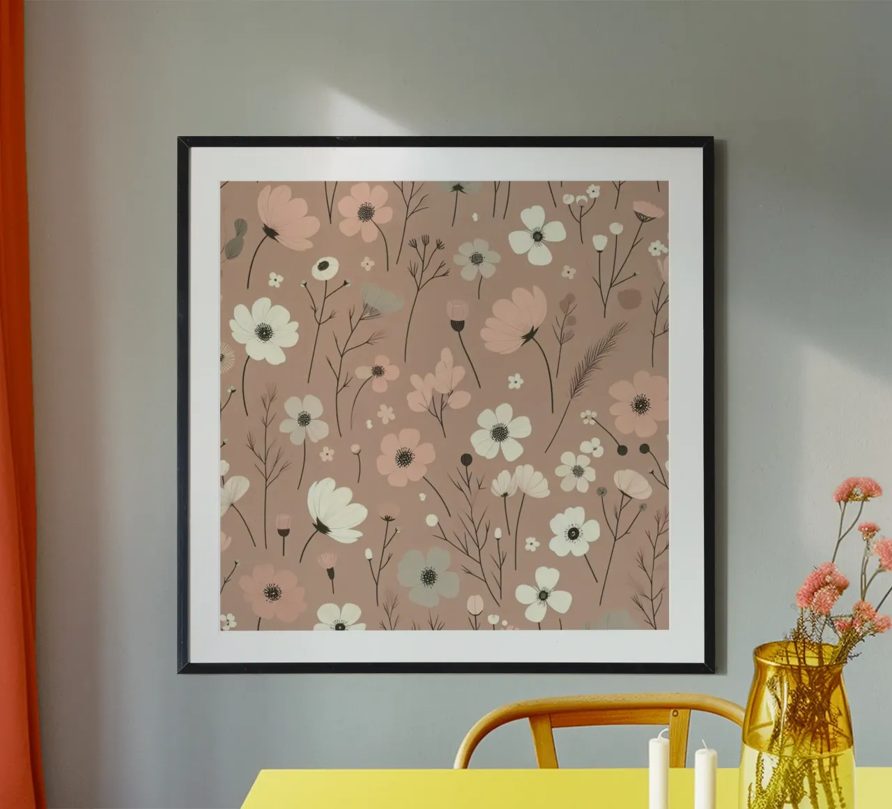 Fiori che sussurrano poster da Botanical Pattern House