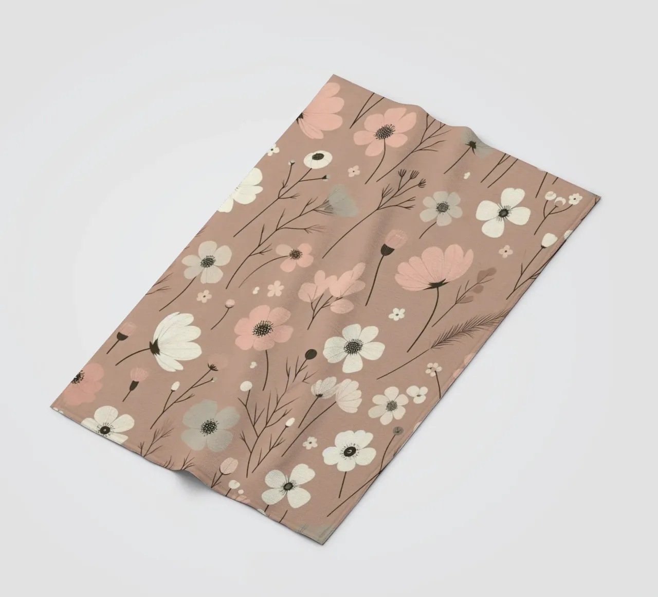 Fiori che sussurrano coperta in pile da Botanical Pattern House