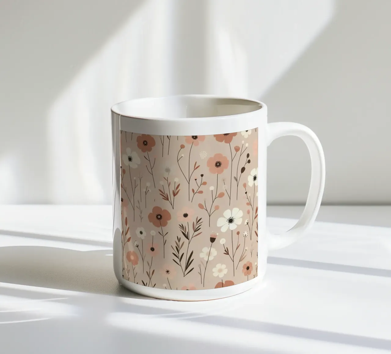 Fiori che sussurrano tazza in ceramica da Botanical Pattern House