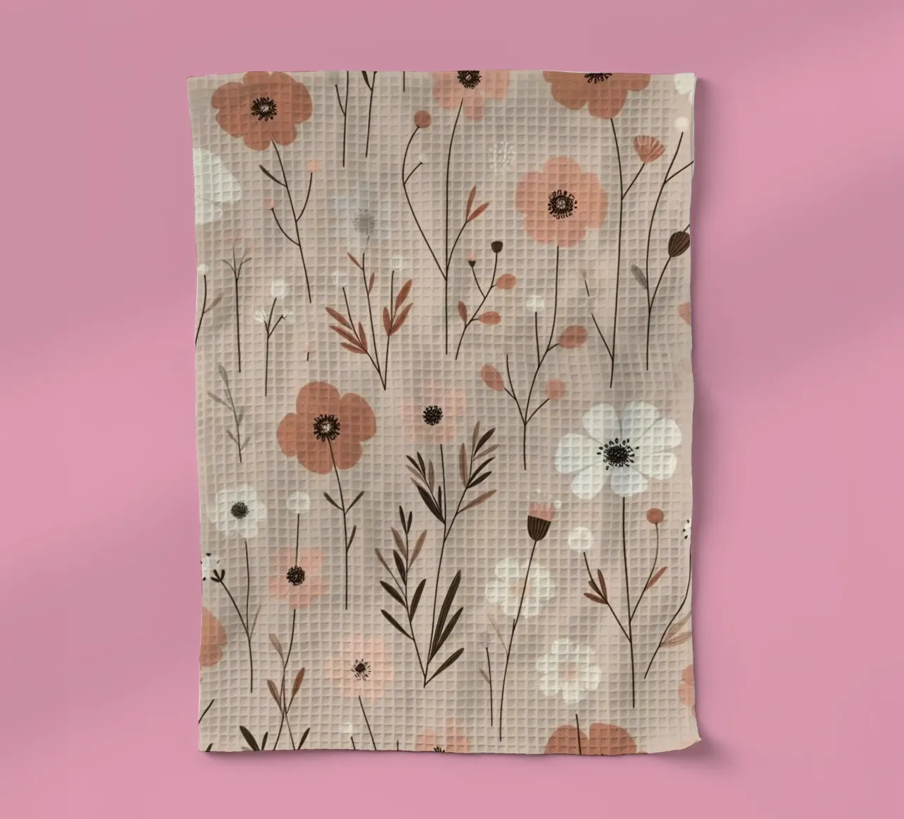 Fiori che sussurrano canovaccio da cucina da Botanical Pattern House