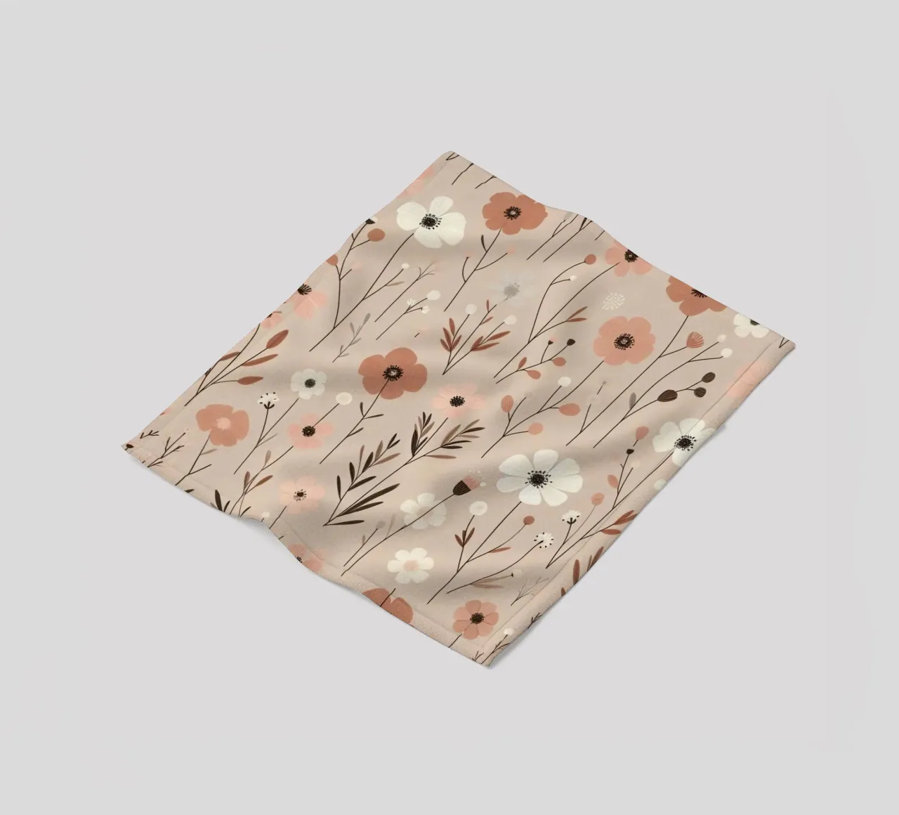Fiori che sussurrano coperta in pile da Botanical Pattern House