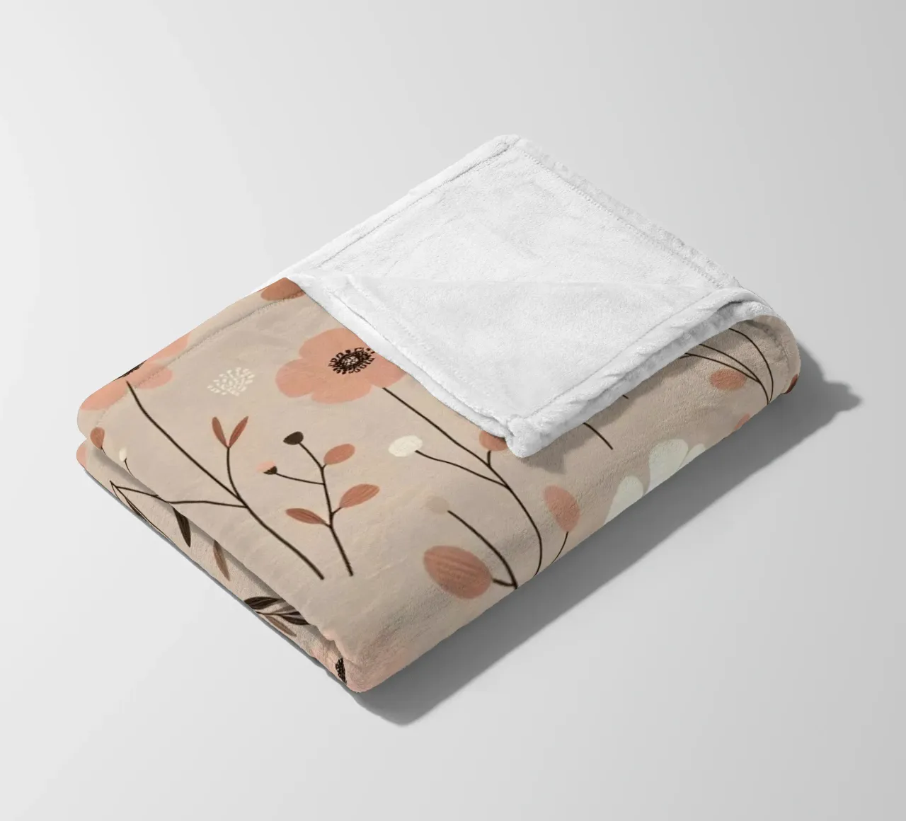 Fiori che sussurrano coperta in pile da Botanical Pattern House