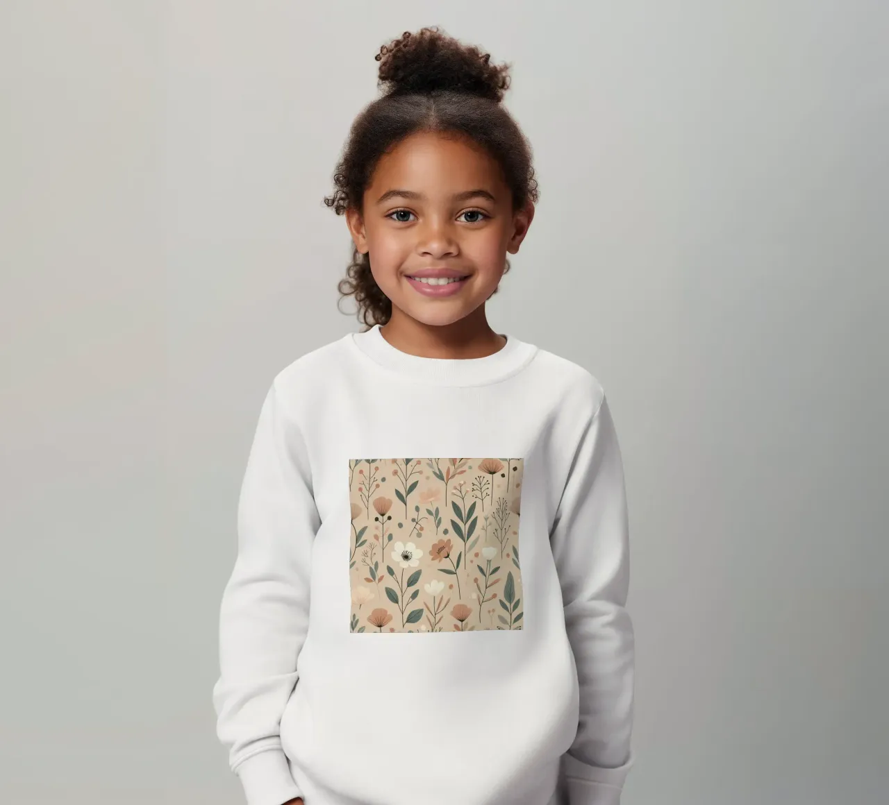 Fiori che sussurrano felpa bambino da Botanical Pattern House