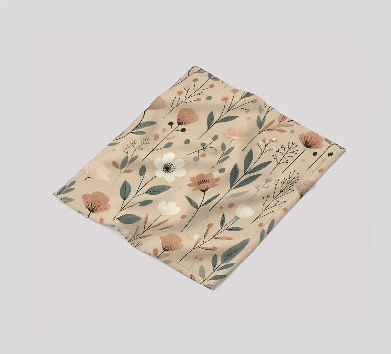 Fiori che sussurrano coperta in pile da Botanical Pattern House
