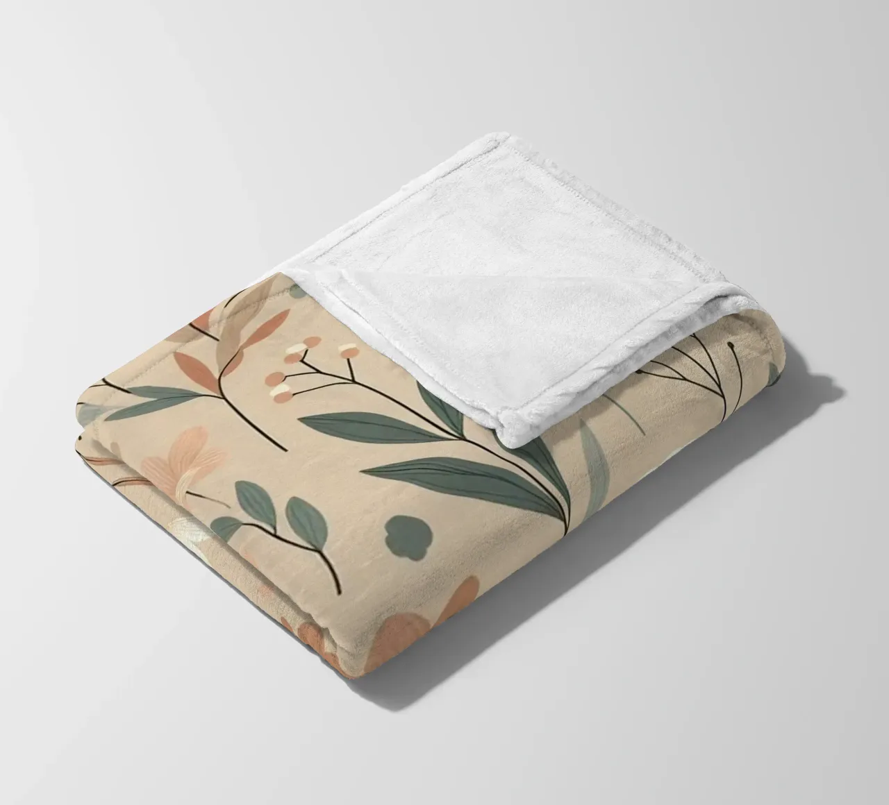 Fiori che sussurrano coperta in pile da Botanical Pattern House