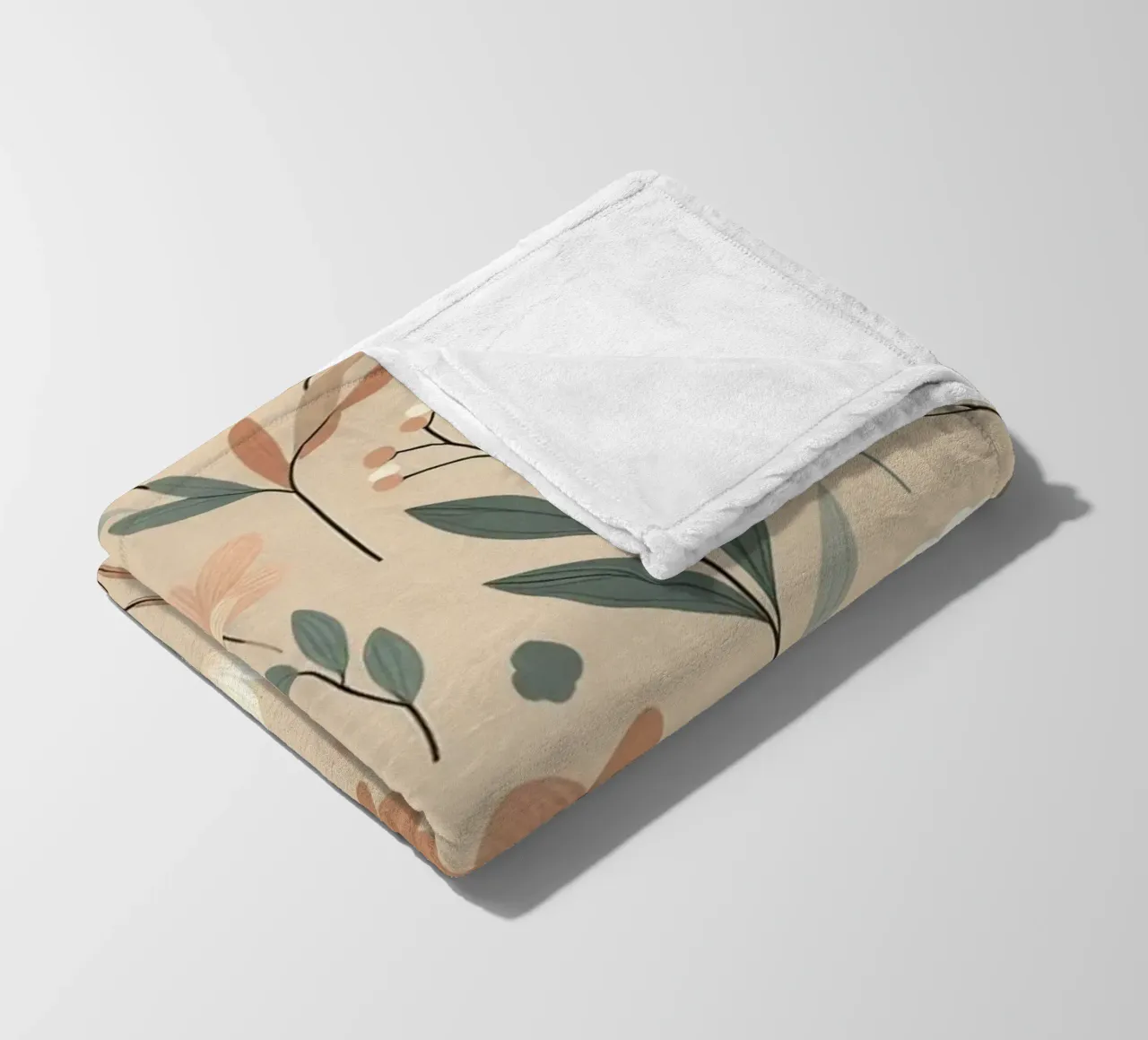 Fiori che sussurrano coperta in pile da Botanical Pattern House