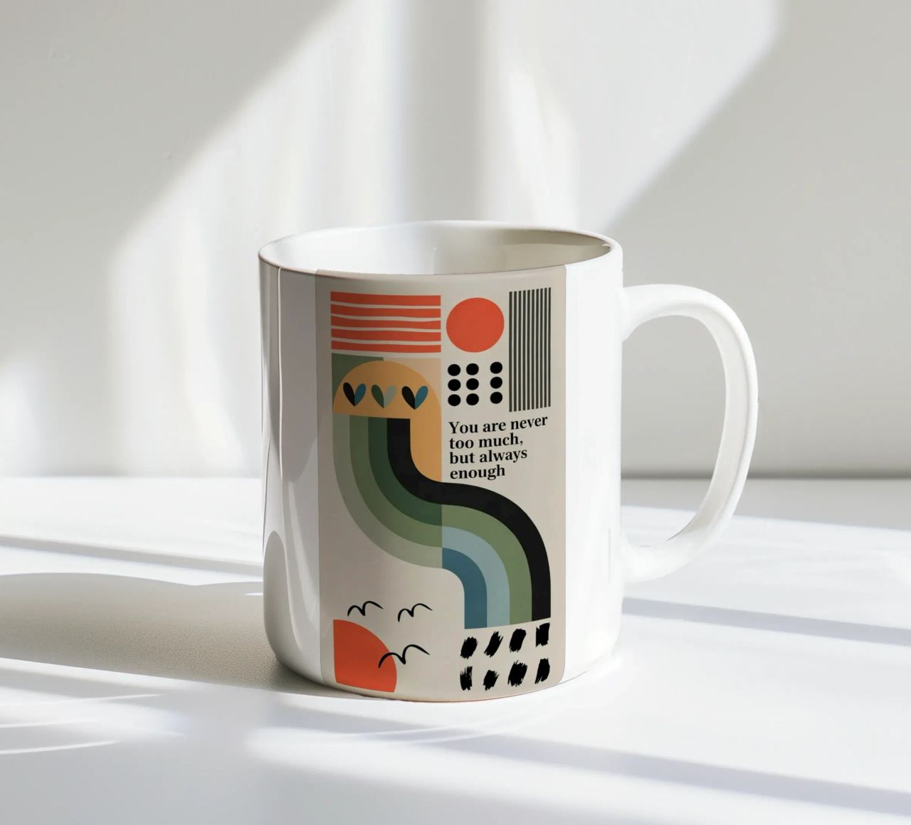 YOU ARE ENOUGH tazza in ceramica da 20 Farben