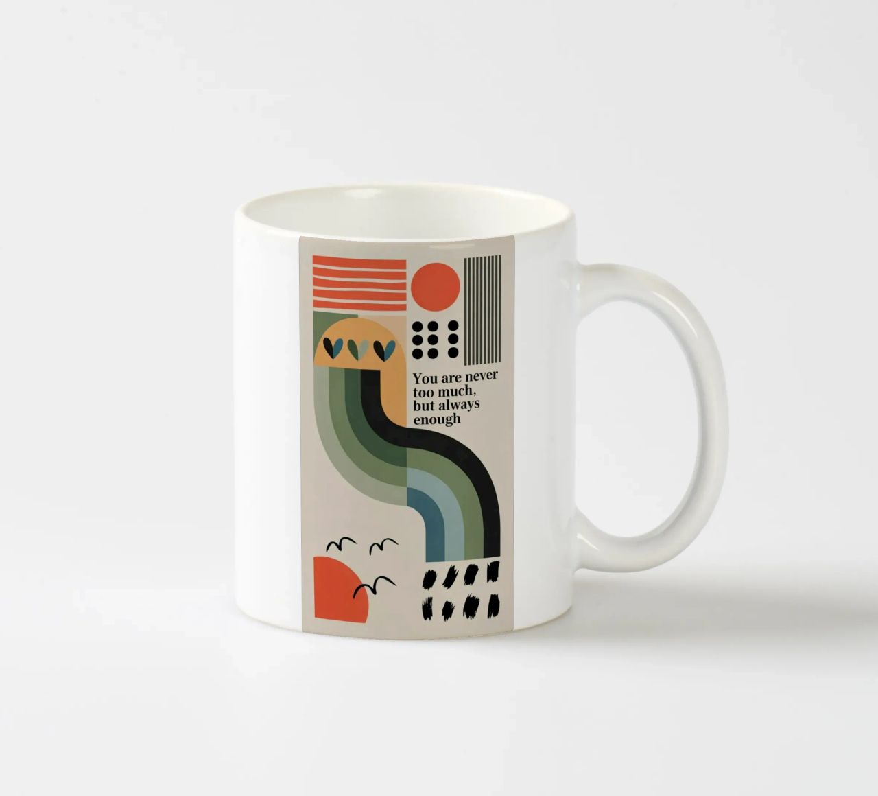 YOU ARE ENOUGH tazza in ceramica da 20 Farben