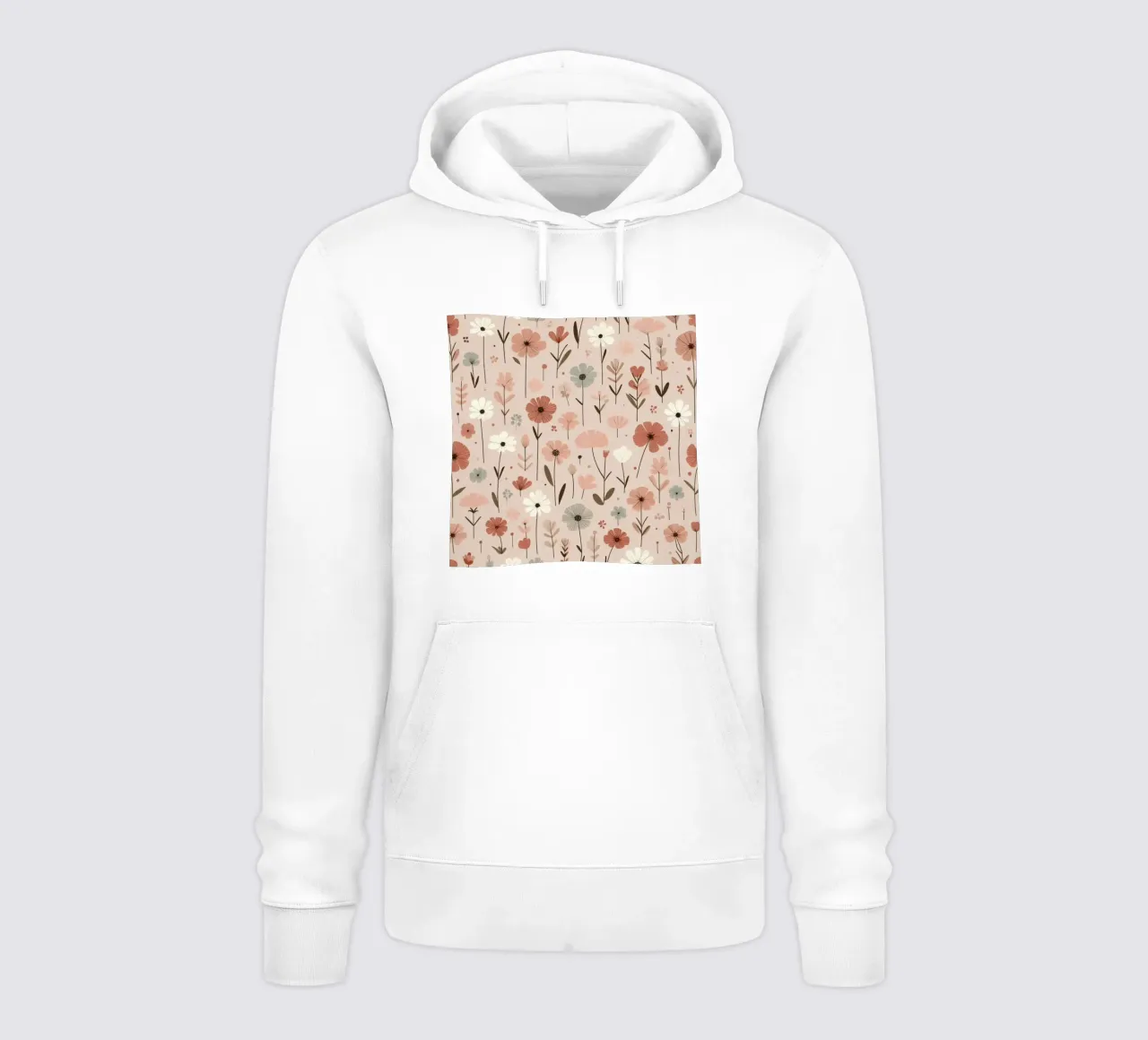 Fiori che sussurrano felpa con cappuccio da Botanical Pattern House
