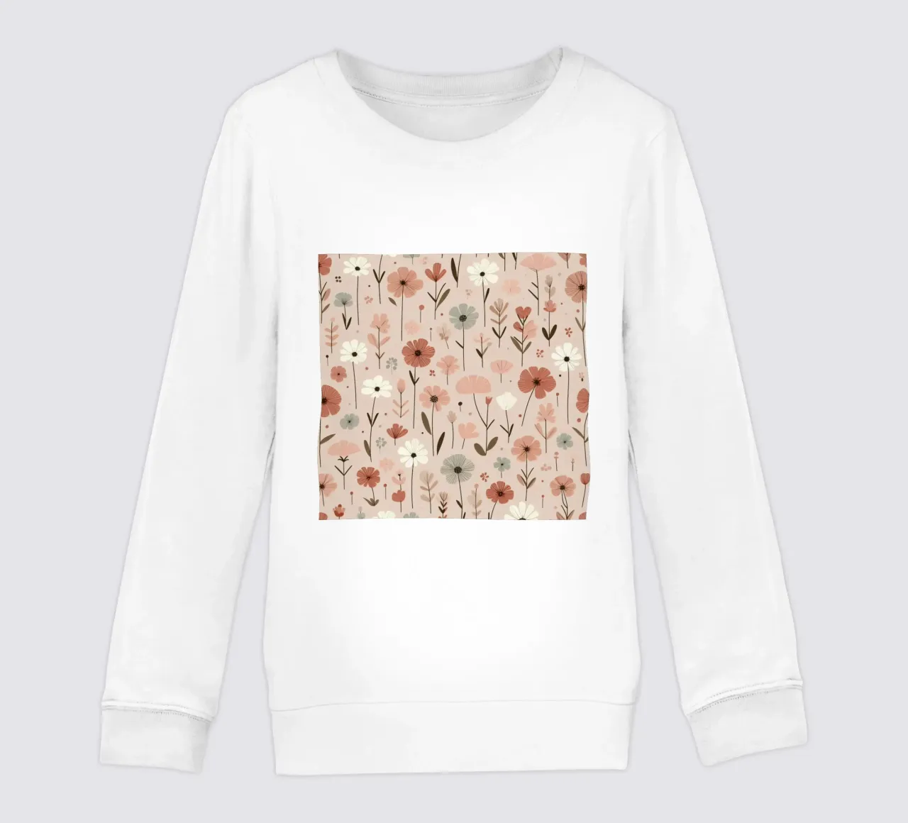 Fiori che sussurrano felpa bambino da Botanical Pattern House