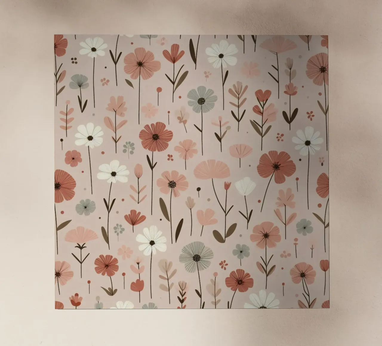 Fiori che sussurrano pellicola backlit da Botanical Pattern House