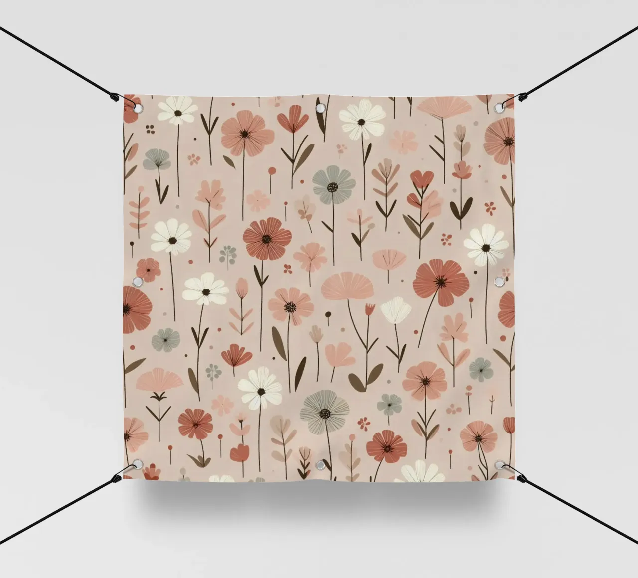 Fiori che sussurrano telo in pvc da Botanical Pattern House