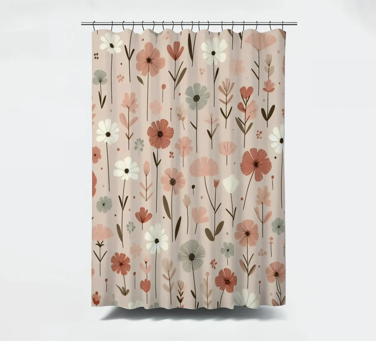 Fiori che sussurrano tenda da doccia da Botanical Pattern House