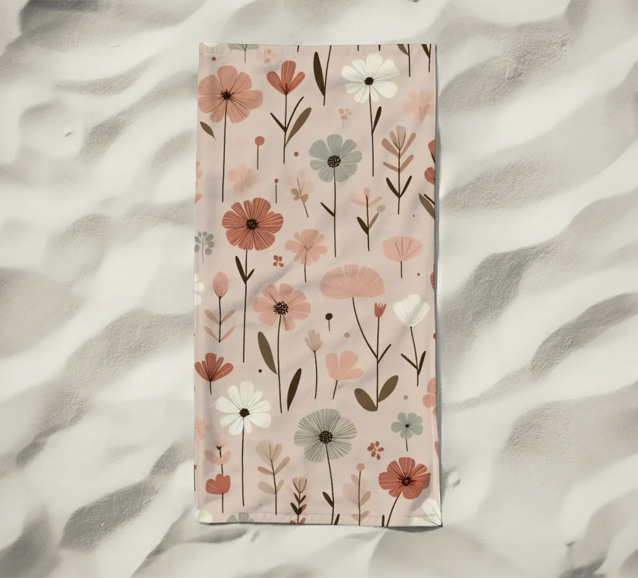 Fiori che sussurrano telo mare da Botanical Pattern House