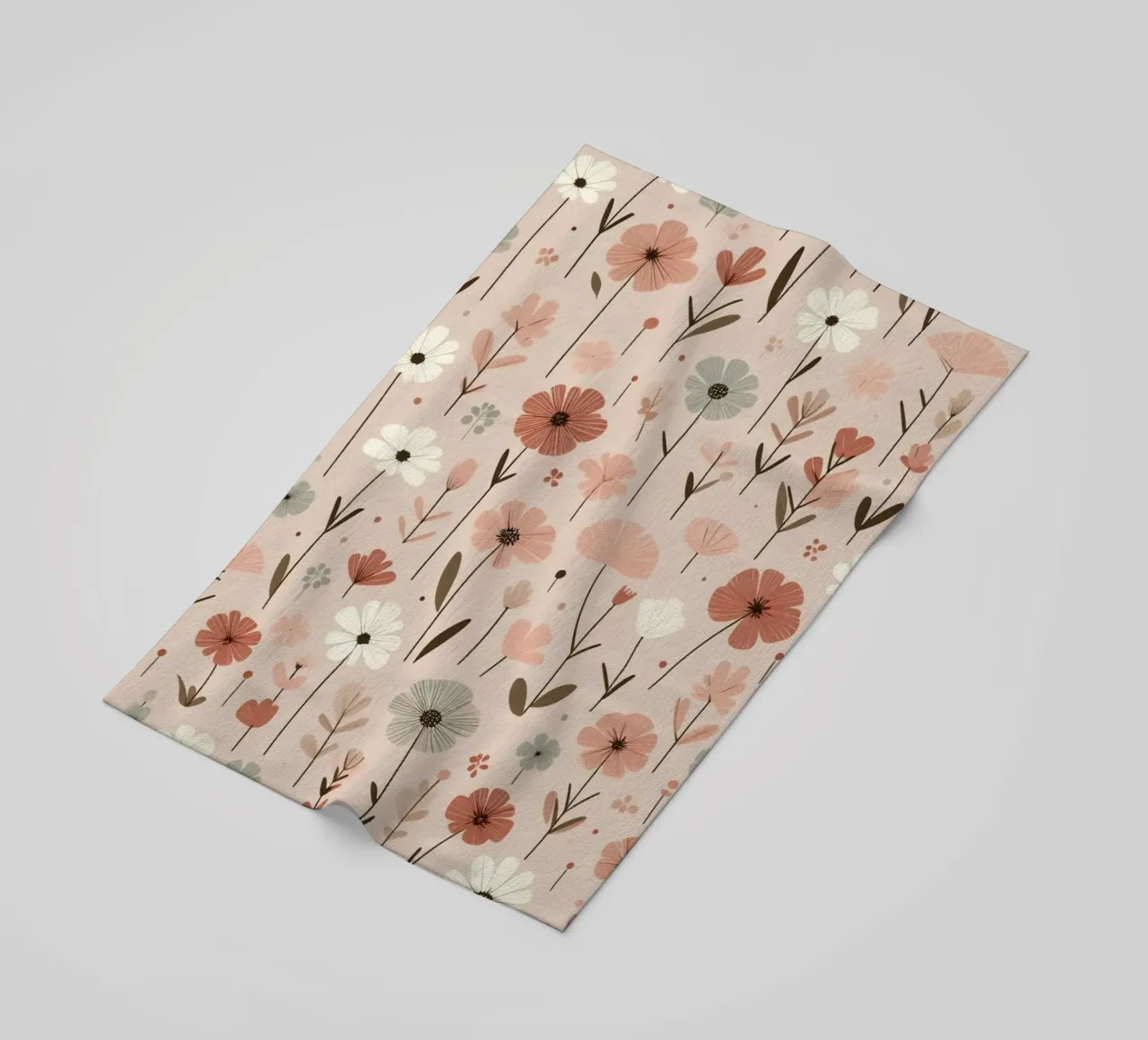 Fiori che sussurrano telo mare da Botanical Pattern House