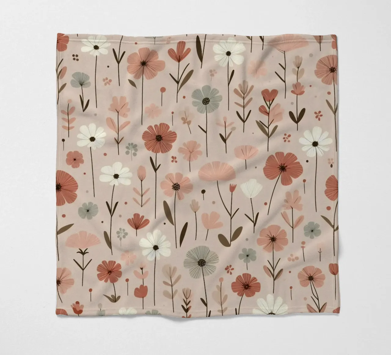 Fiori che sussurrano coperta in pile da Botanical Pattern House