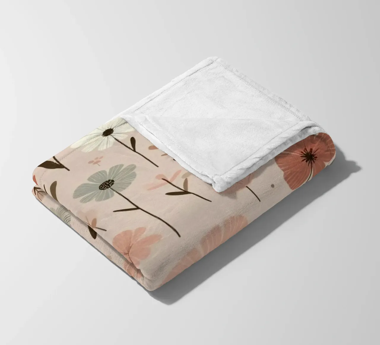 Fiori che sussurrano coperta in pile da Botanical Pattern House