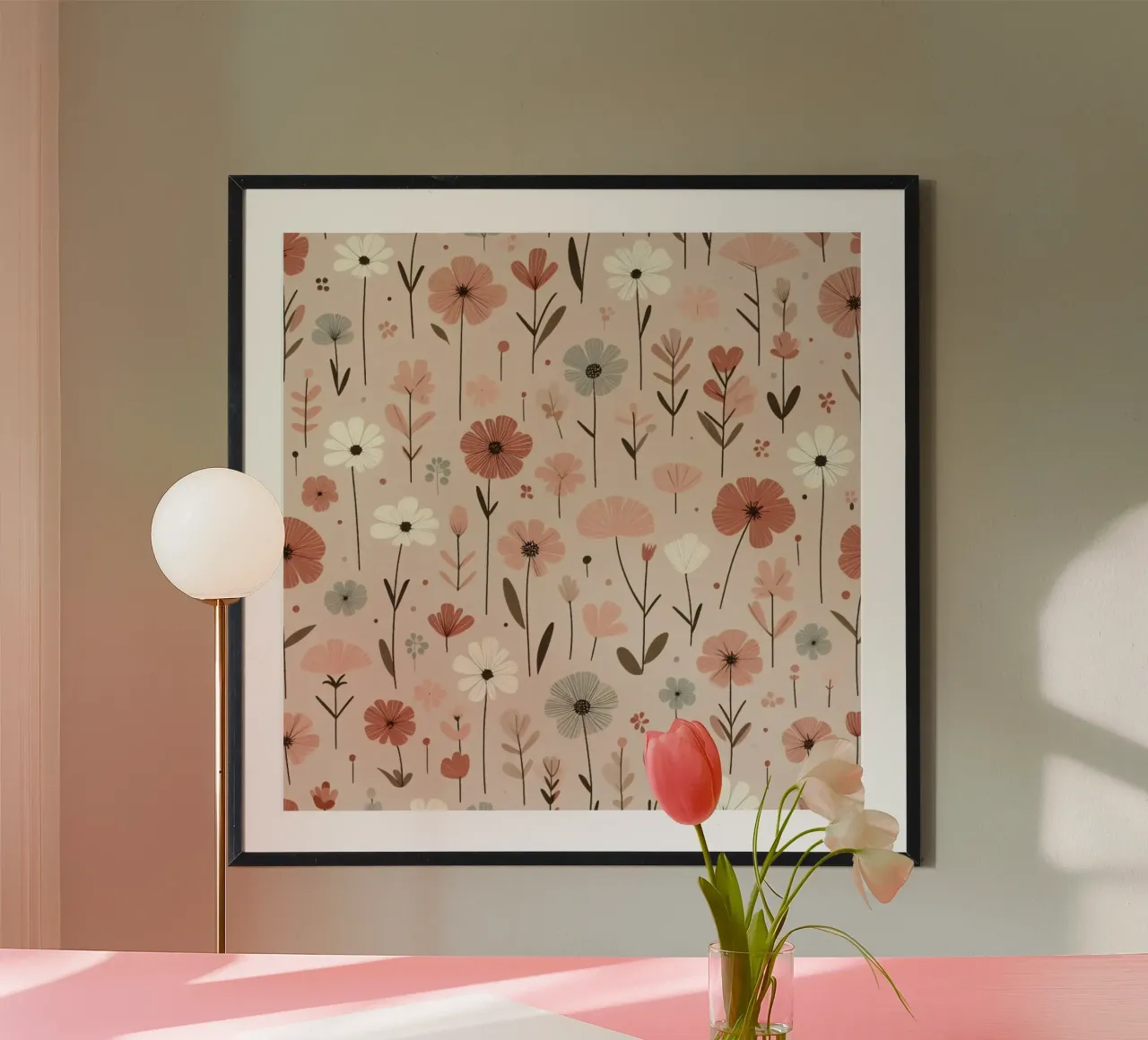 Whispering Blooms poster de Botanical Pattern House