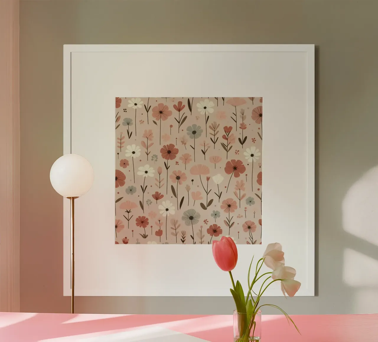 Whispering Blooms poster de Botanical Pattern House
