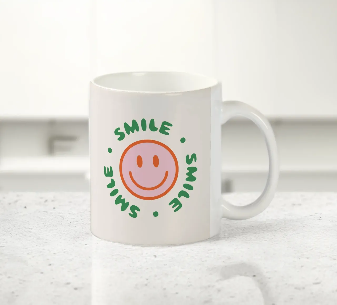 Your red smile tazza in ceramica da we line studio - art