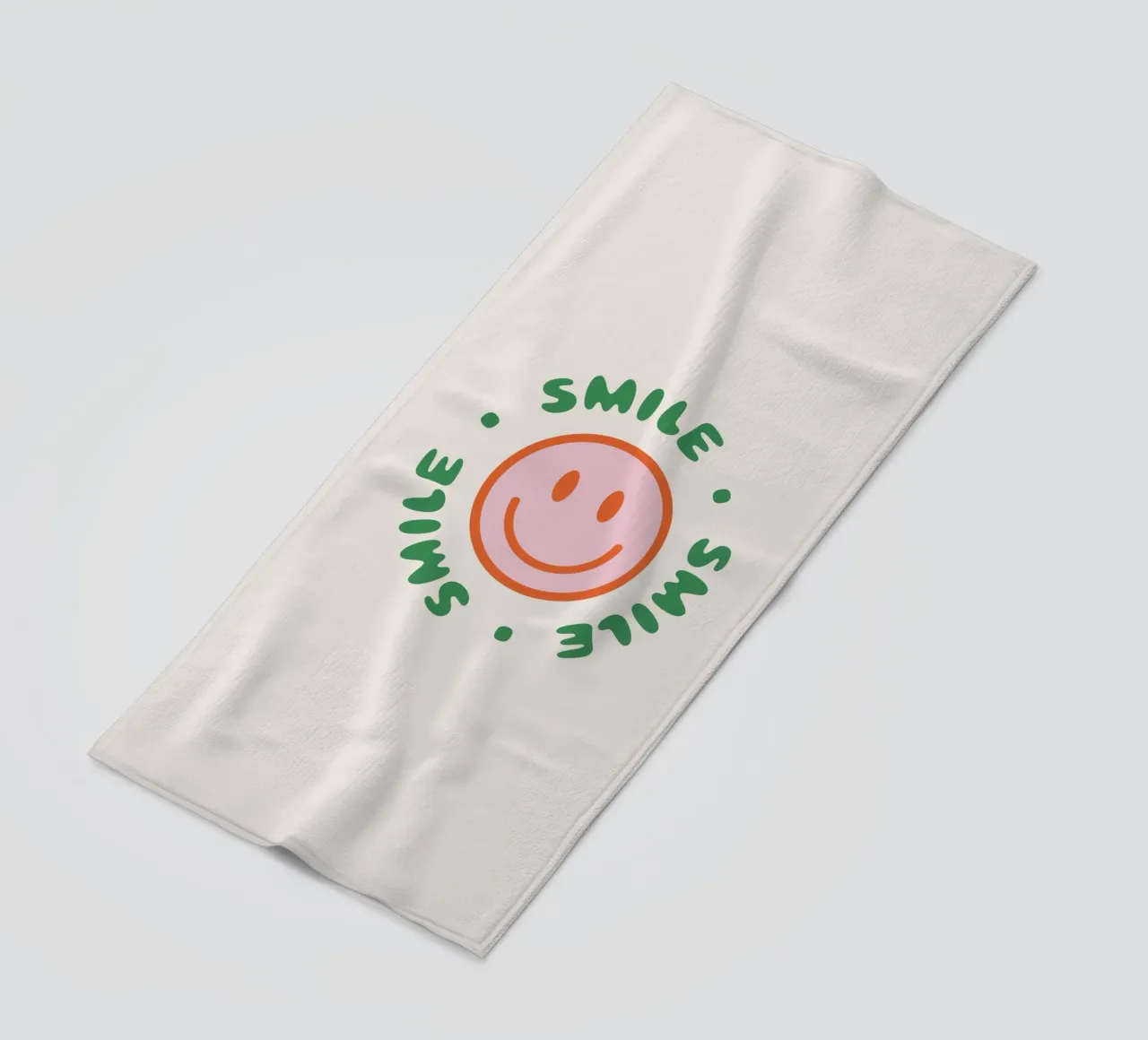 Your red smile strandhanddoek van we line studio - art