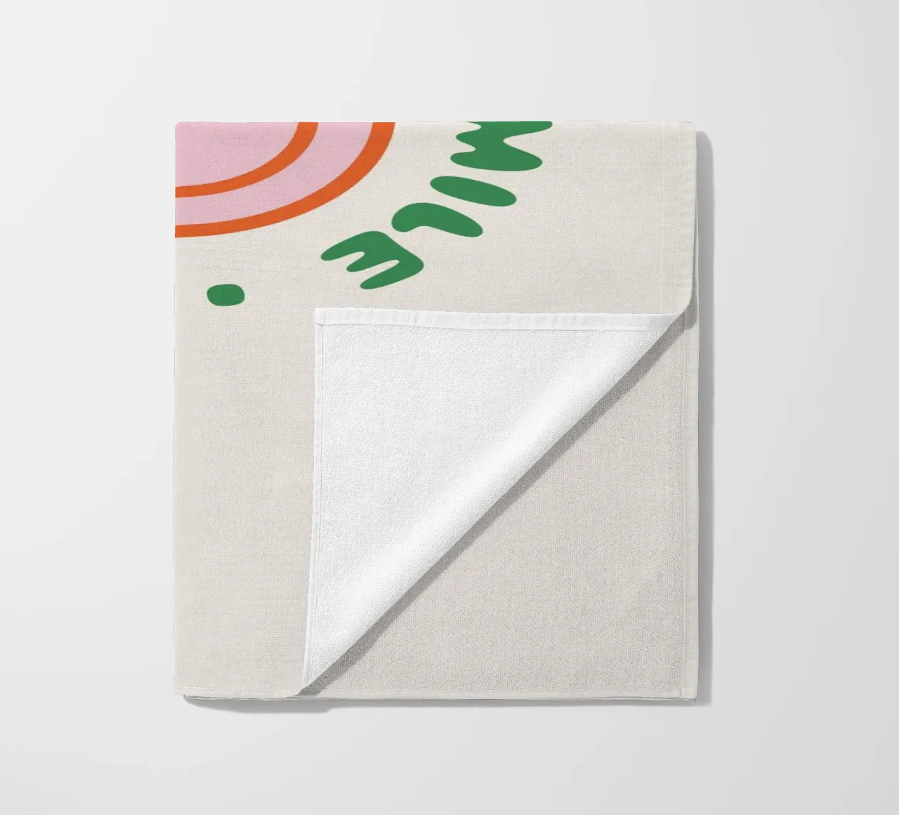 Your red smile strandhanddoek van we line studio - art