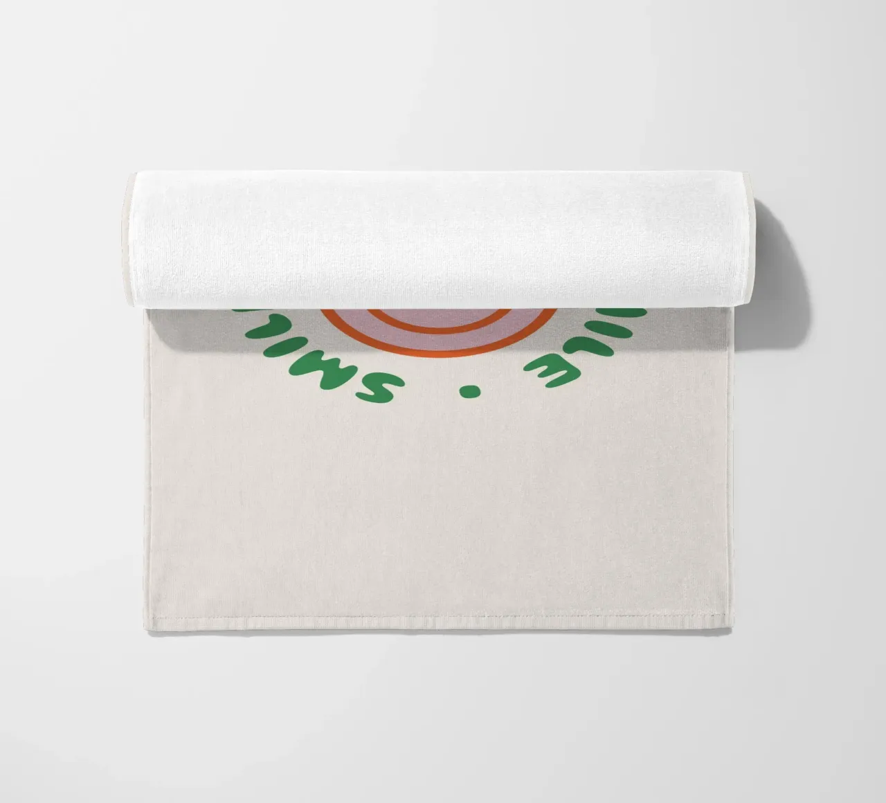 Your red smile strandhanddoek van we line studio - art