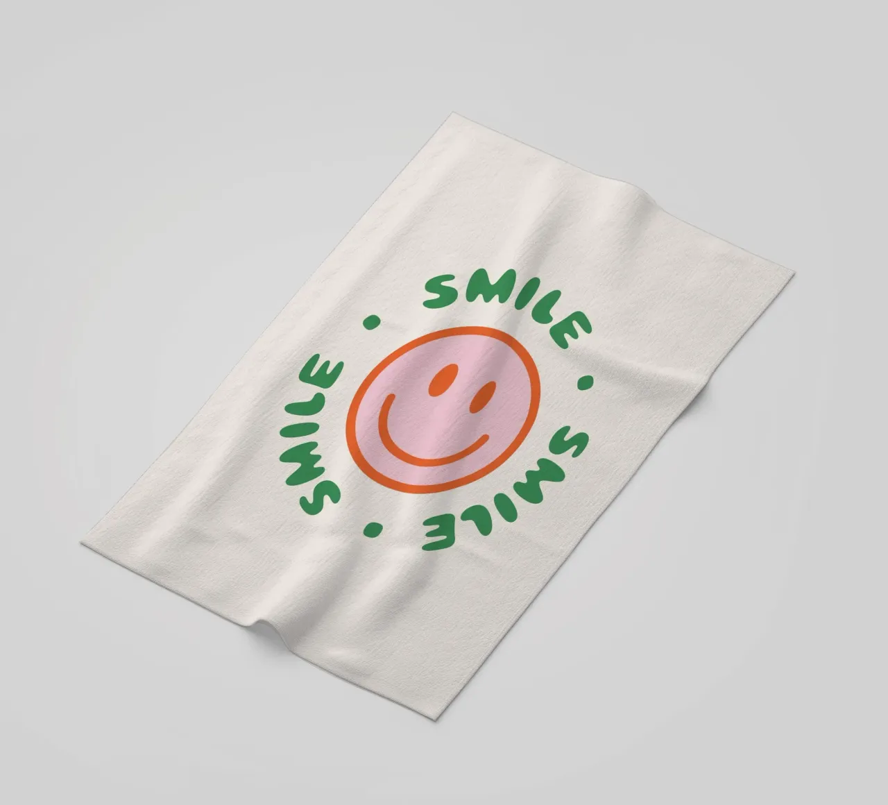 Your red smile strandhanddoek van we line studio - art