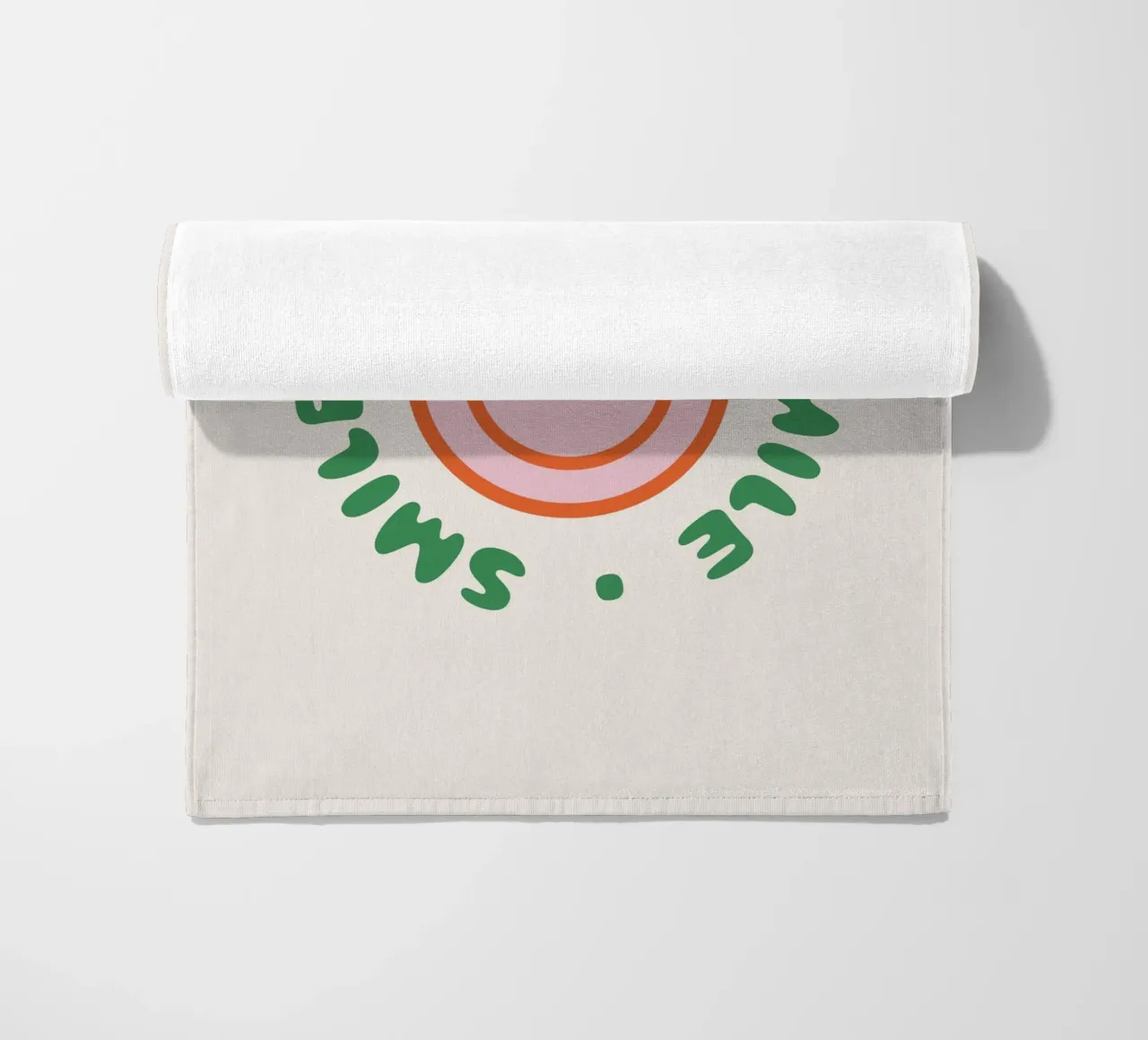 Your red smile strandhanddoek van we line studio - art