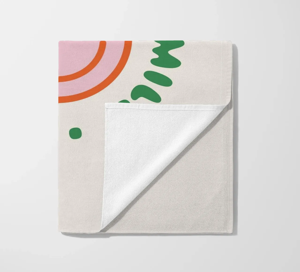 Your red smile strandhanddoek van we line studio - art