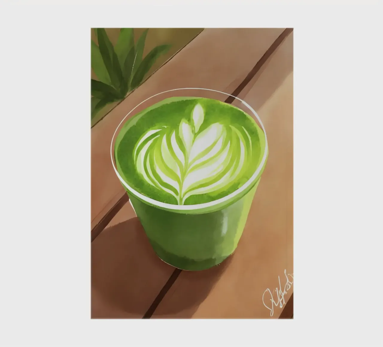Matcha Latte notebook by designsbysophia