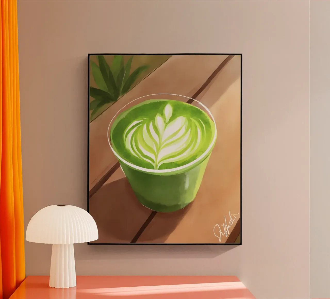 Matcha Latte plexiglass da designsbysophia