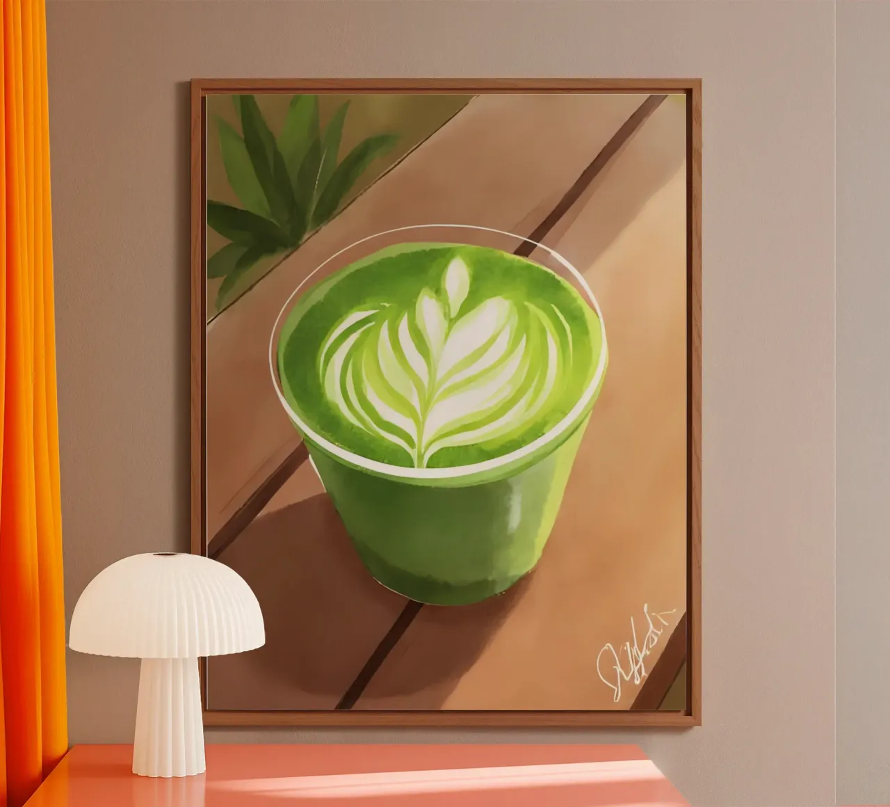 Matcha Latte alluminio dibond da designsbysophia