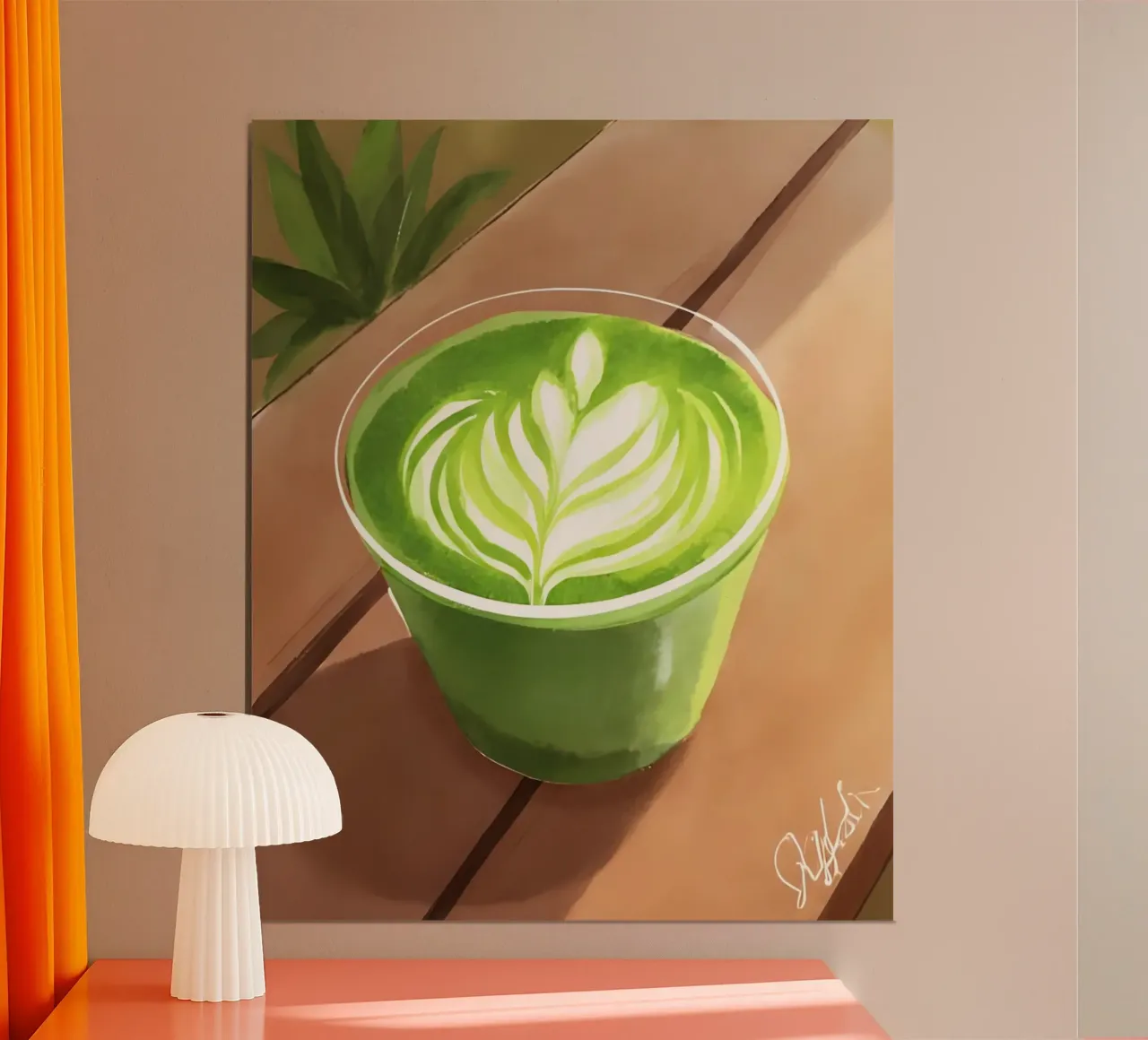 Matcha Latte carta hahnemühle da designsbysophia