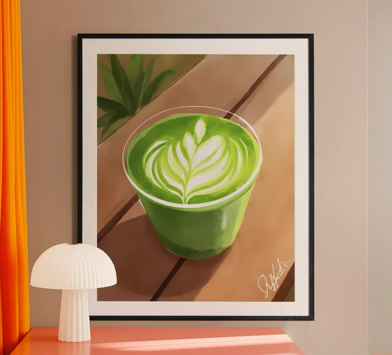 Matcha Latte carta hahnemühle da designsbysophia