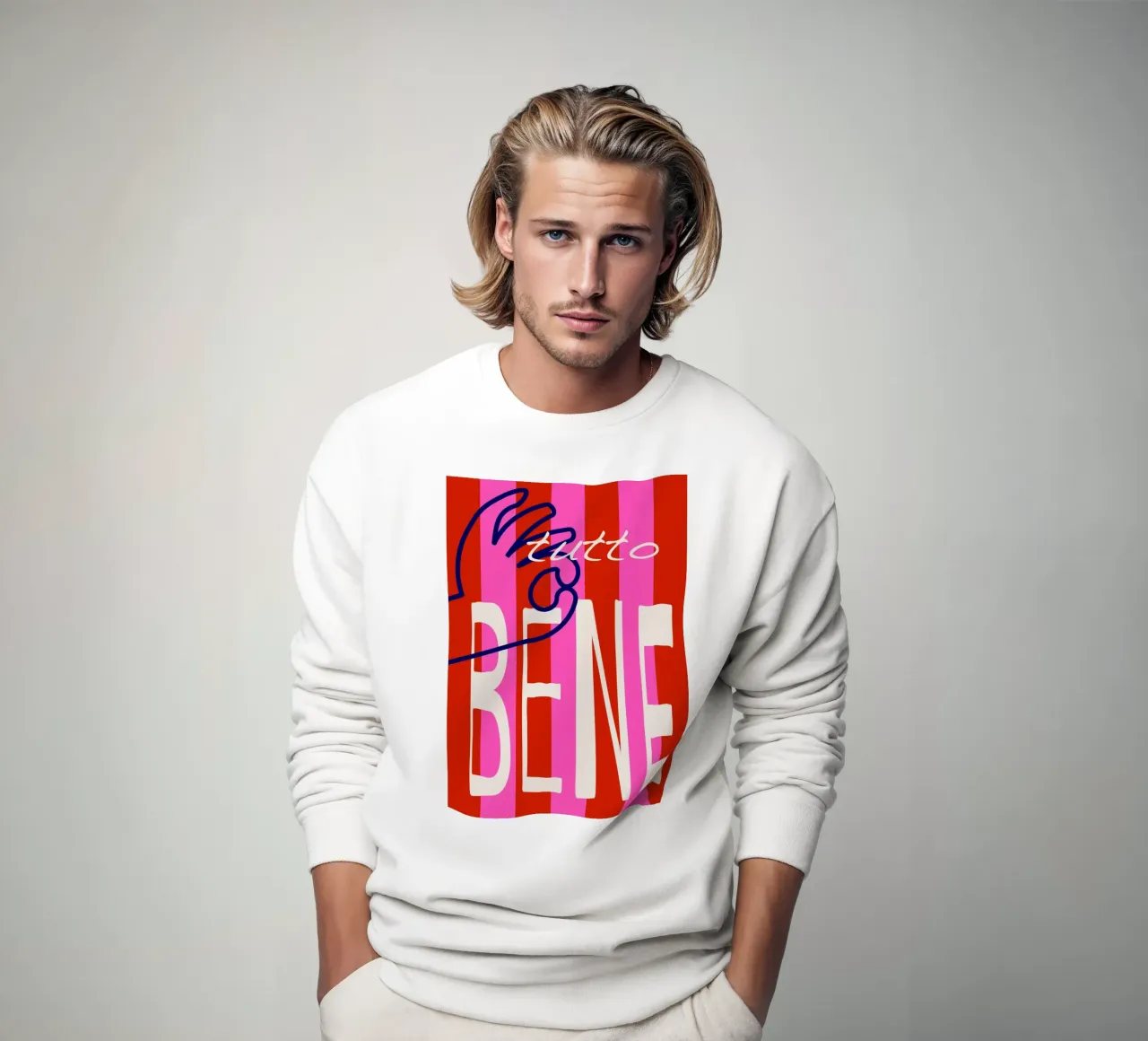 tutto bene. Sweatshirt von FRICKE DESIGN