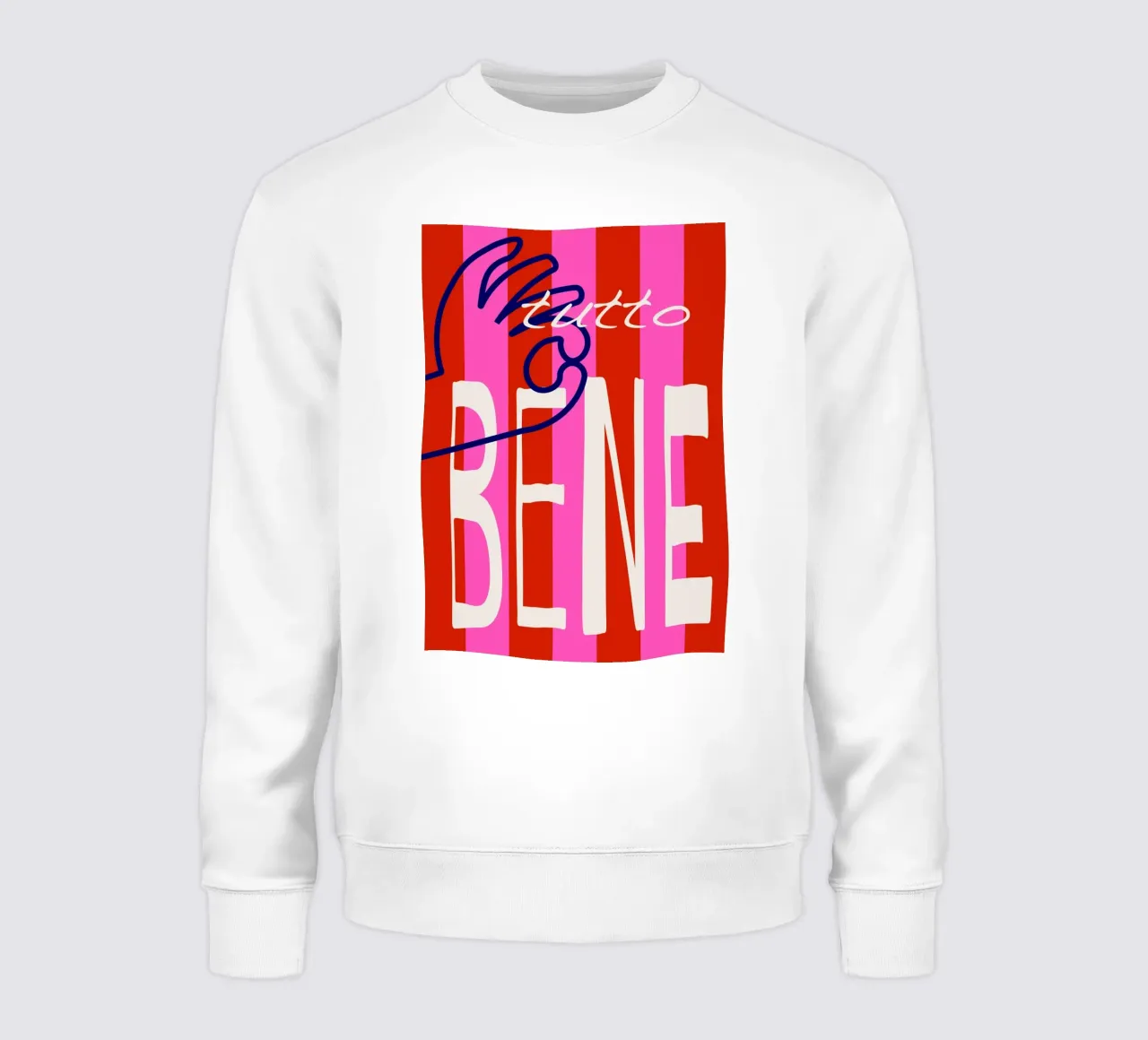 tutto bene. Sweatshirt von FRICKE DESIGN