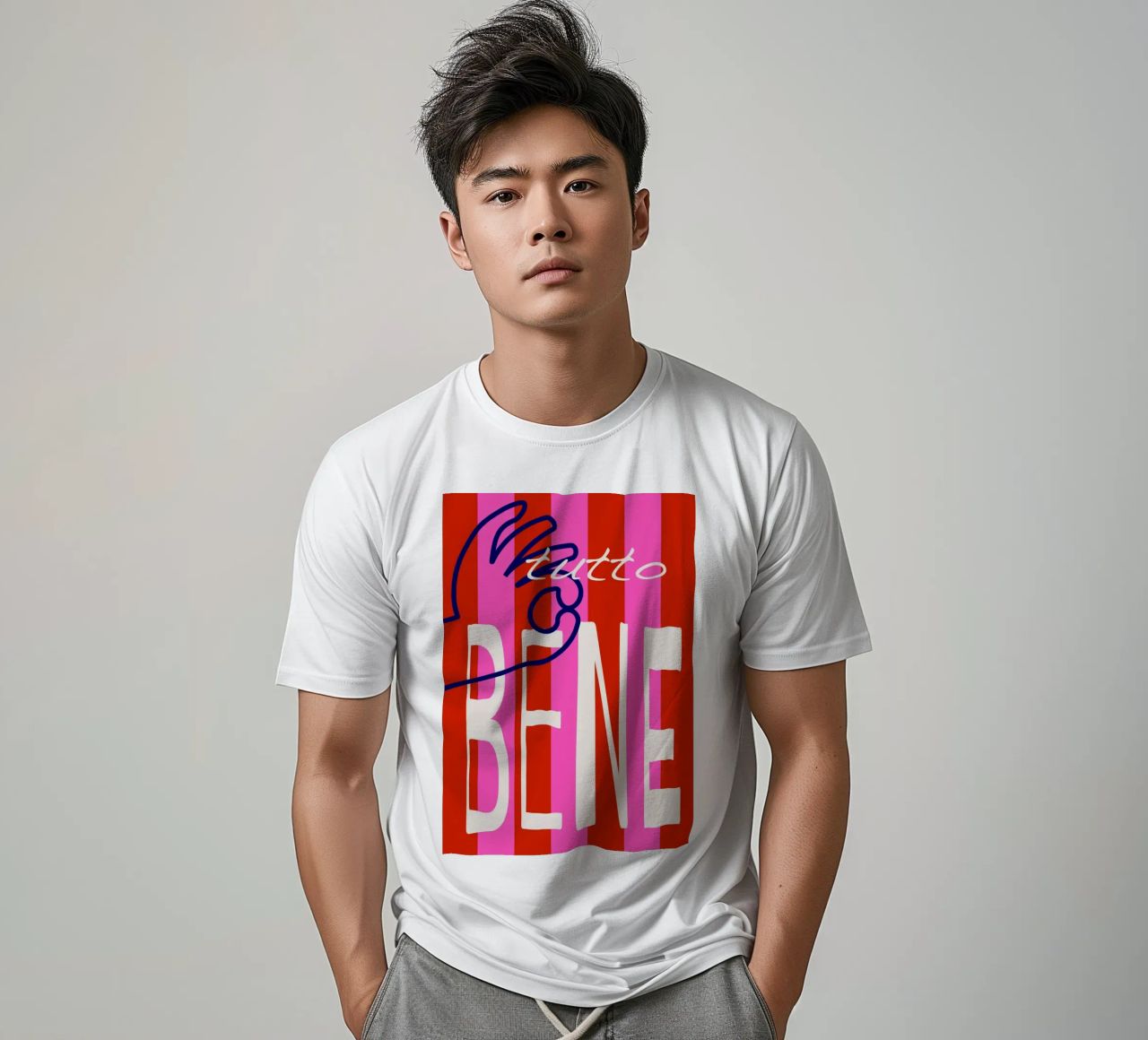 tutto bene. camiseta de FRICKE DESIGN